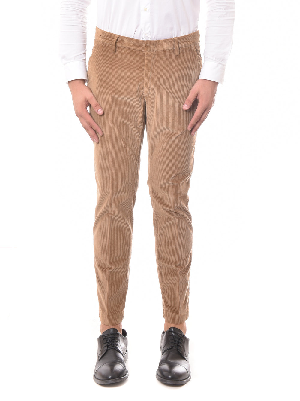 Pantalone Velluto A Coste Ocra