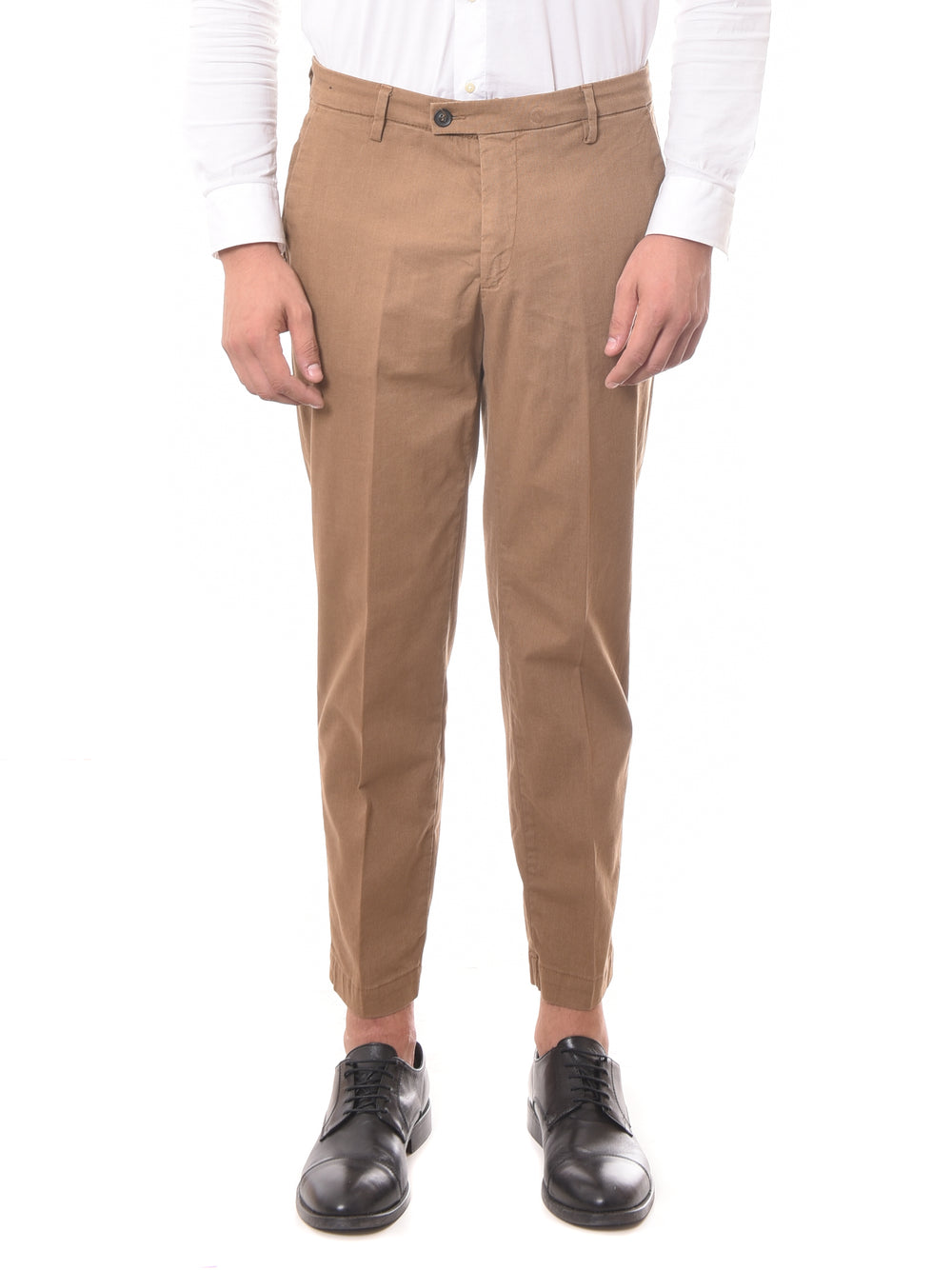 Pantalone In Cotone Ocra