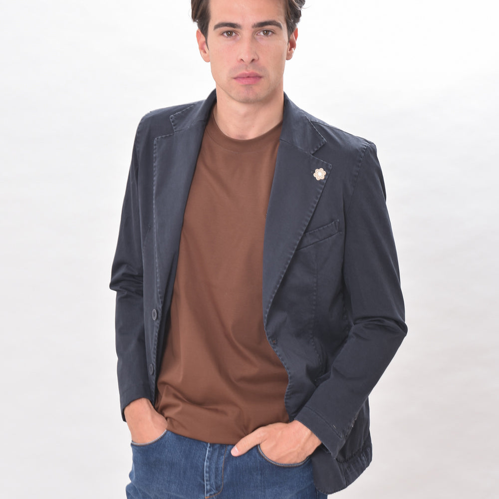 
                      
                        GABARDINE - Giacca monopetto in cotone
                      
                    