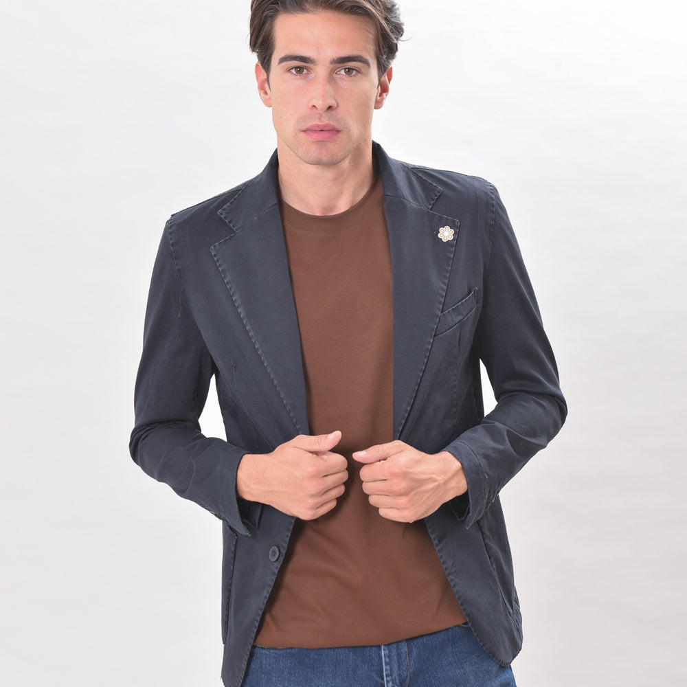 
                      
                        GABARDINE - Giacca monopetto in cotone
                      
                    