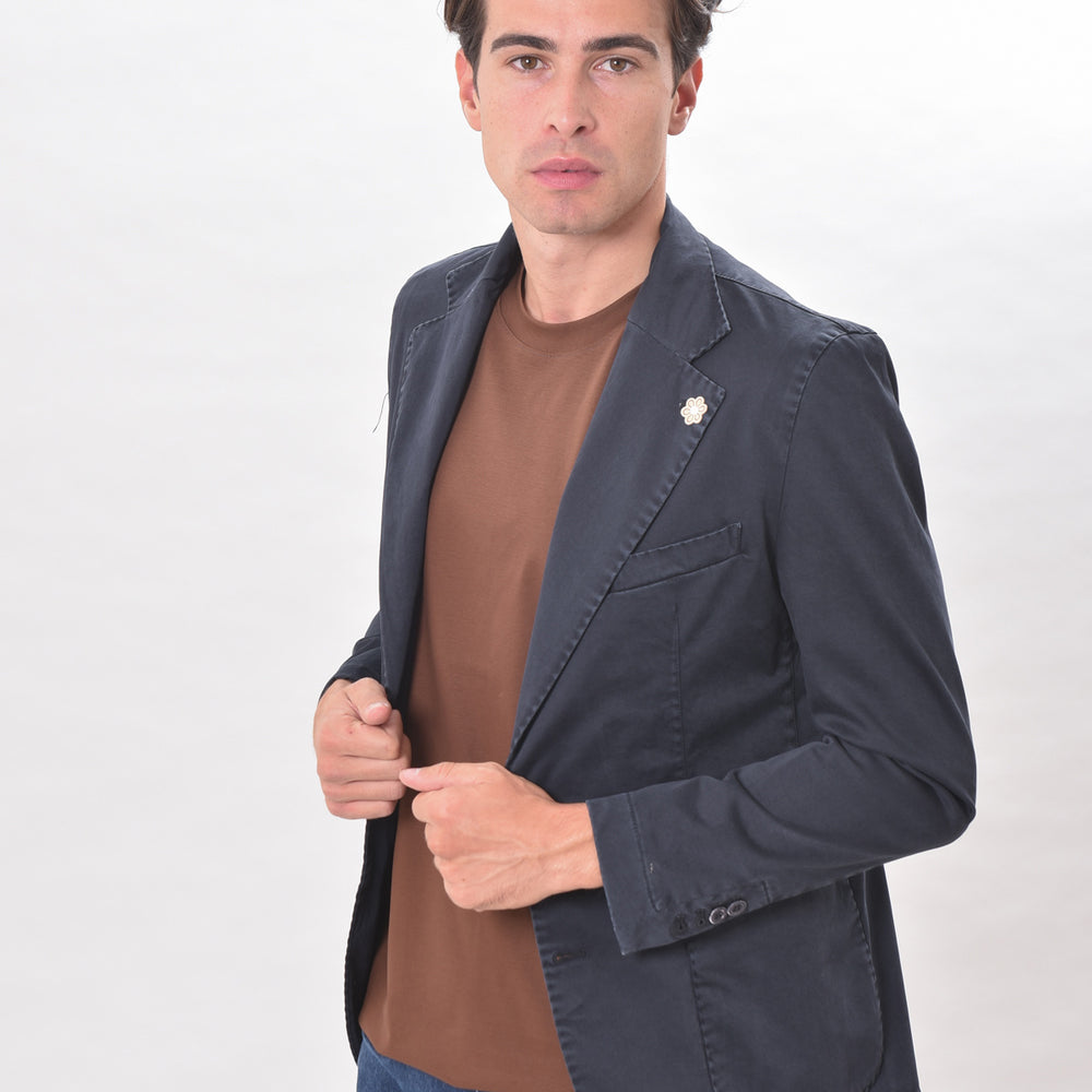 
                      
                        GABARDINE - Giacca monopetto in cotone
                      
                    