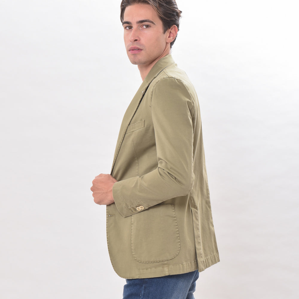 
                      
                        GABARDINE - Giacca monopetto in cotone
                      
                    