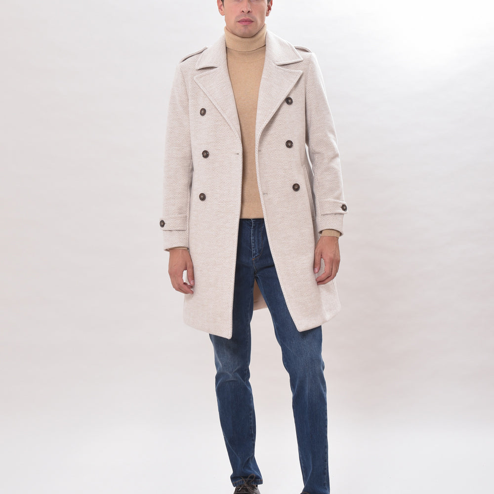 
                      
                        GABARDINE - Cappotto spigato
                      
                    