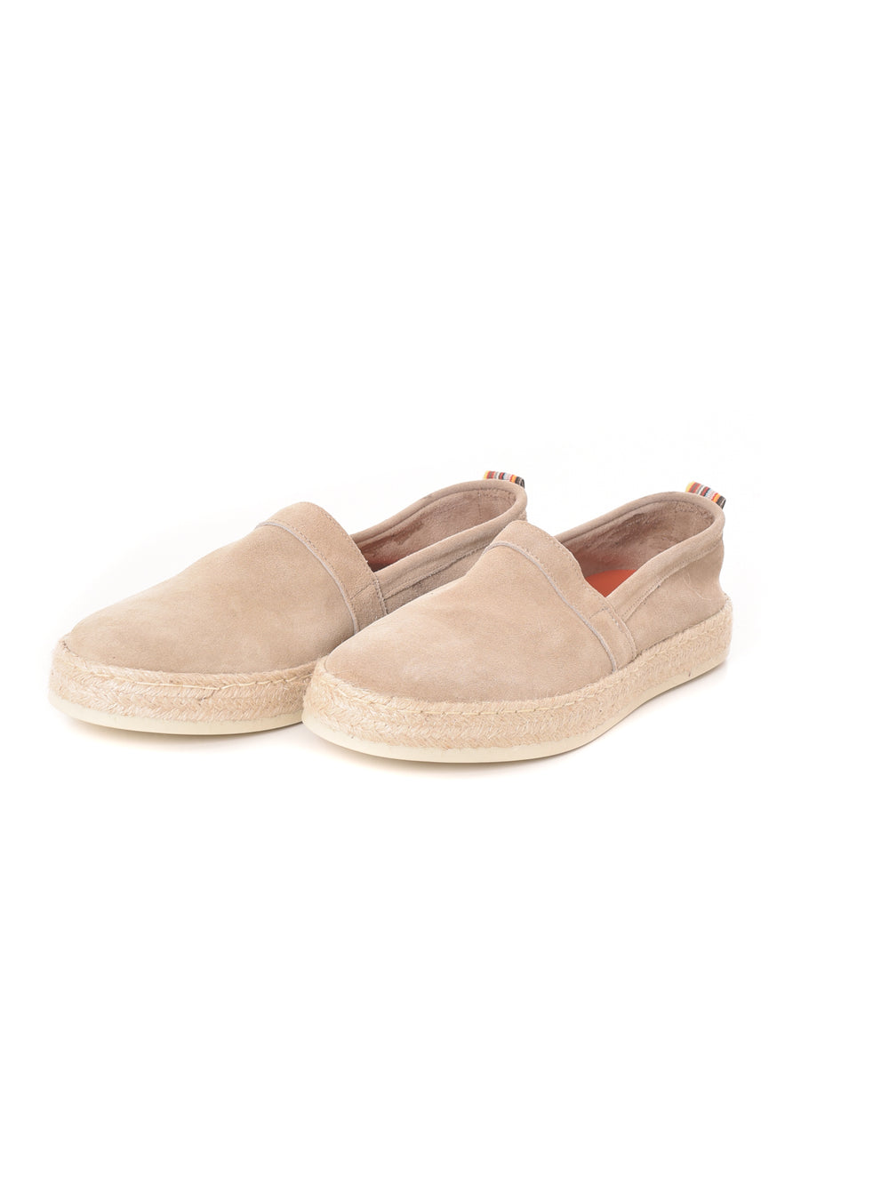 GABARDINE espadrillas in camoscio beige