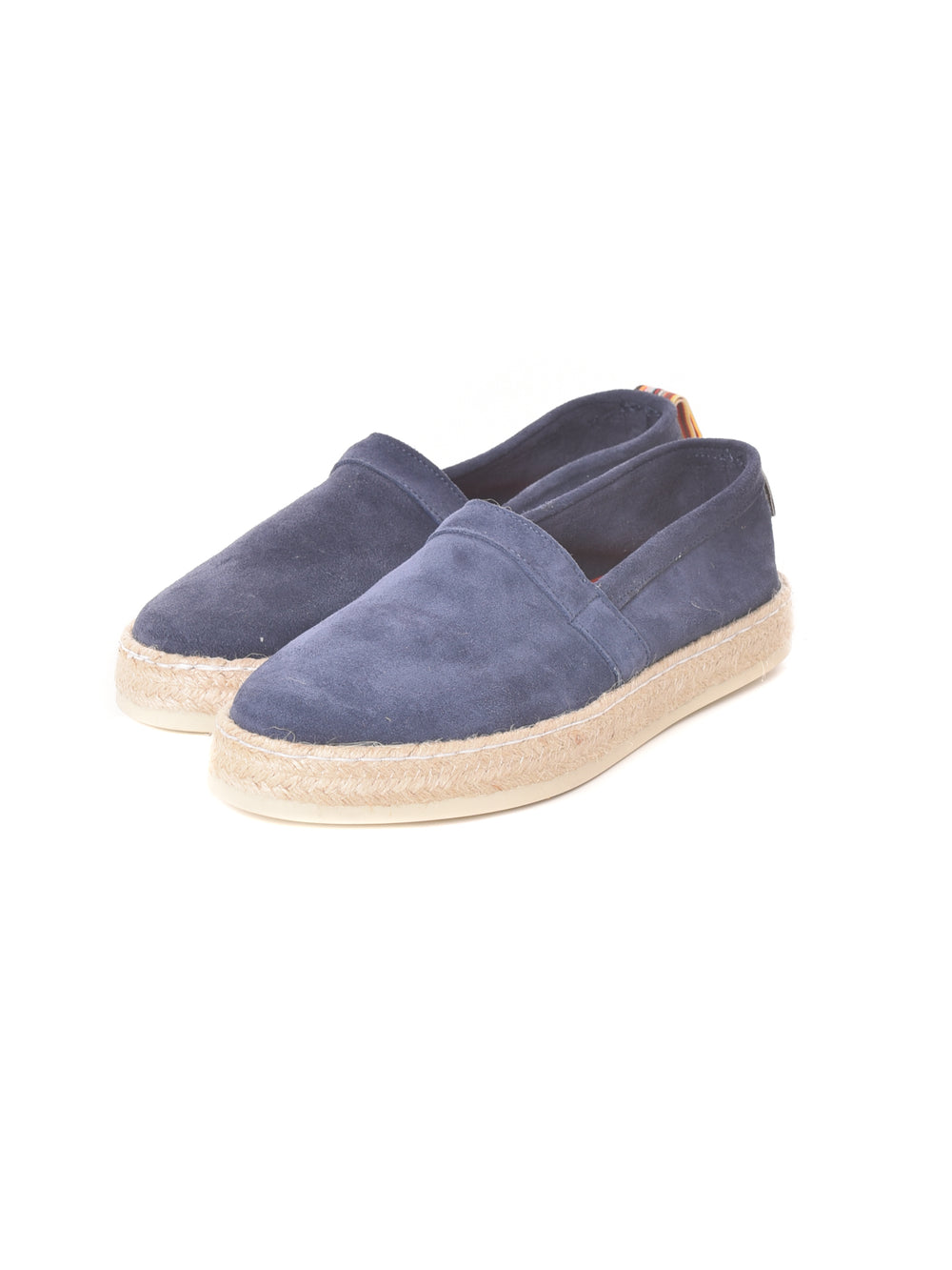 GABARDINE espadrillas in camoscio blu royal