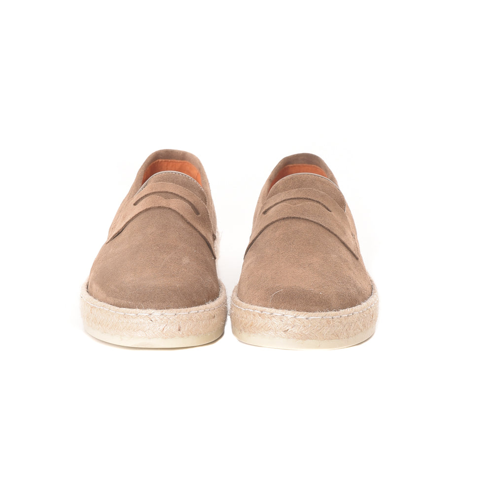 
                      
                        GABARDINE mocassino in camoscio beige scuro
                      
                    