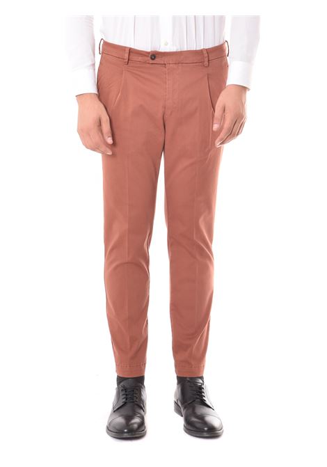 Pantalone Chicago Con Pence In Cotone Tegola